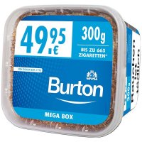 Burton Blue Volumen Tabak Mega Box 300g